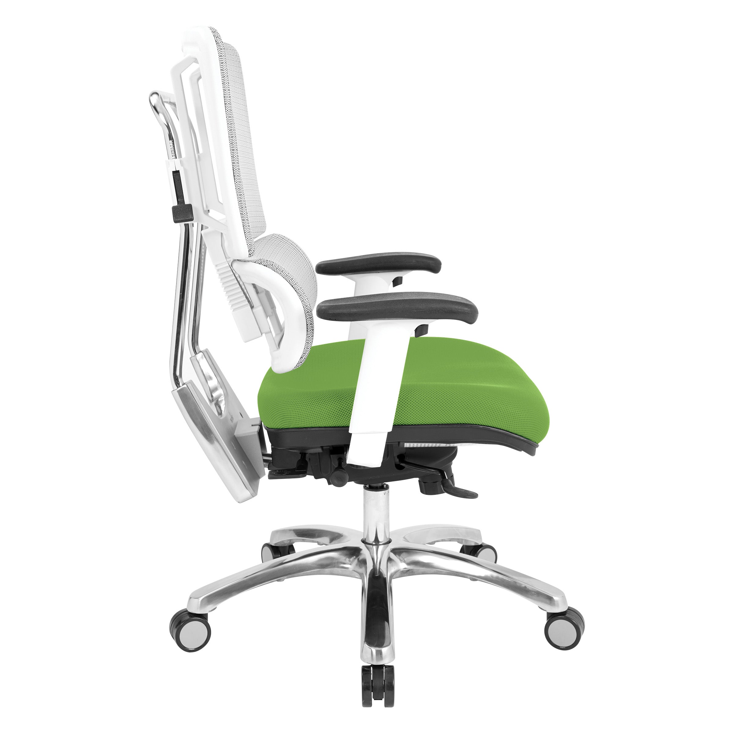 White Vertical Mesh Chair